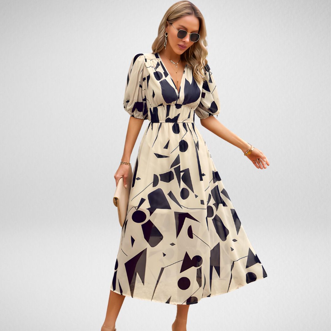 Stella | Elegant V-Neck Dress