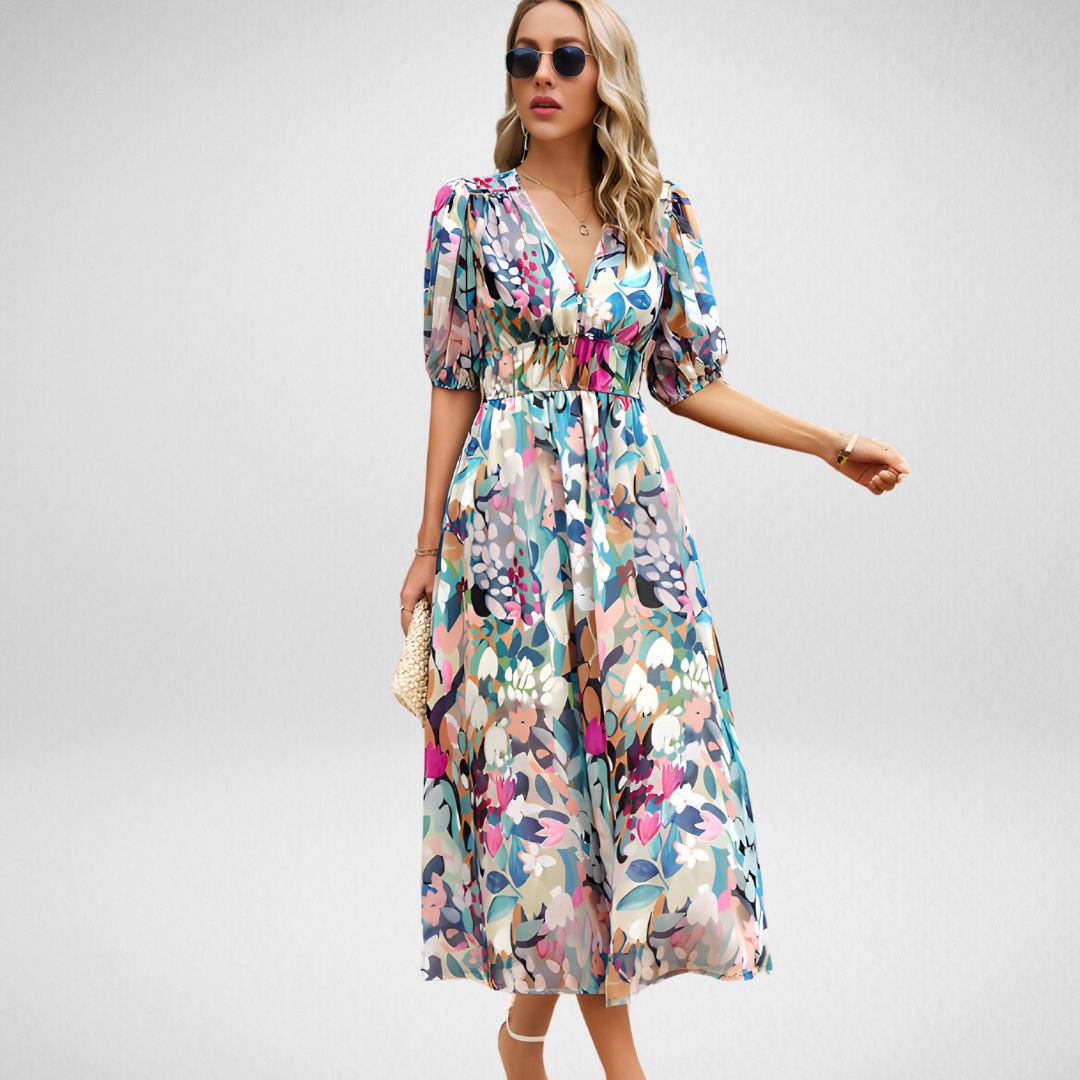 Stella | Elegant V-Neck Dress