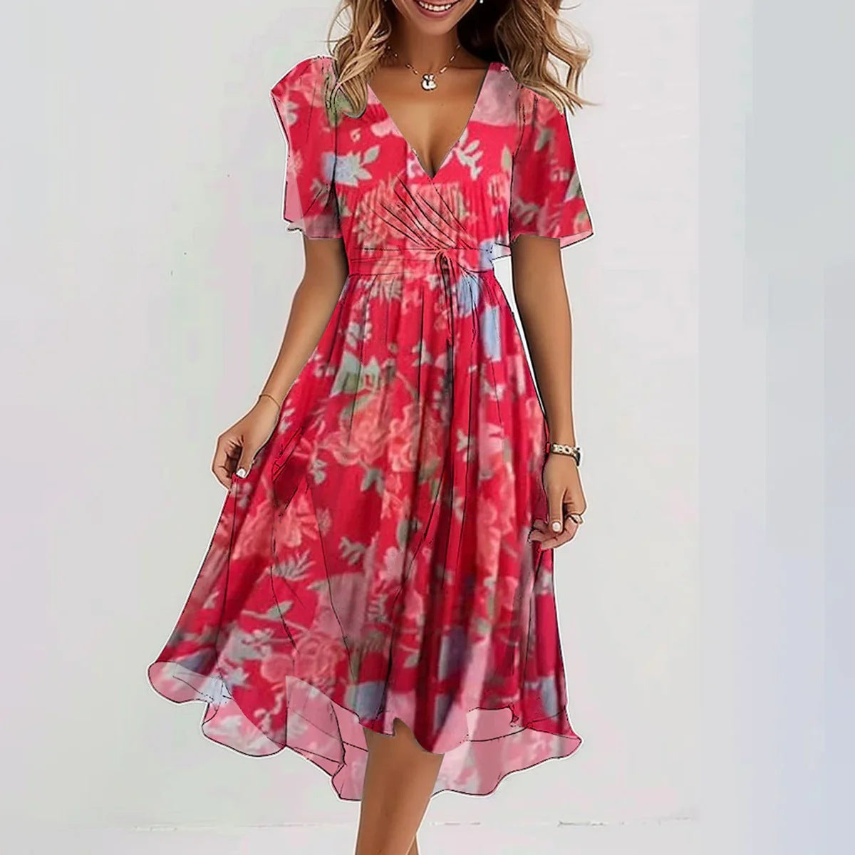 Lina | Elegant Short Dress