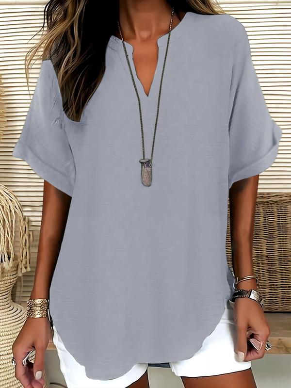 Élise | Chic Short Sleeve Blouse