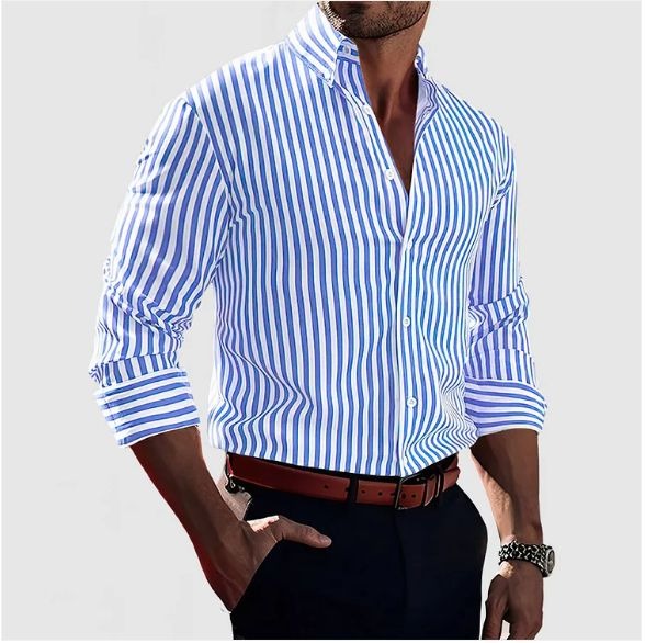 Kelvin | Elegant Striped Shirt