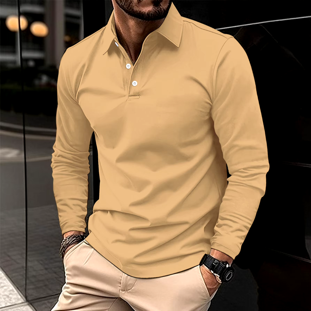 Ralph | Elegant Long Sleeve Polo