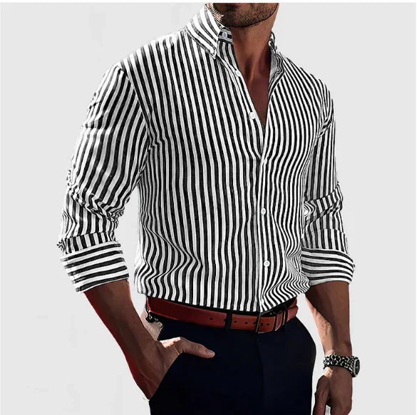 Kelvin | Elegant Striped Shirt