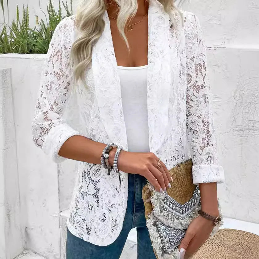 Lila | Lace Blazer