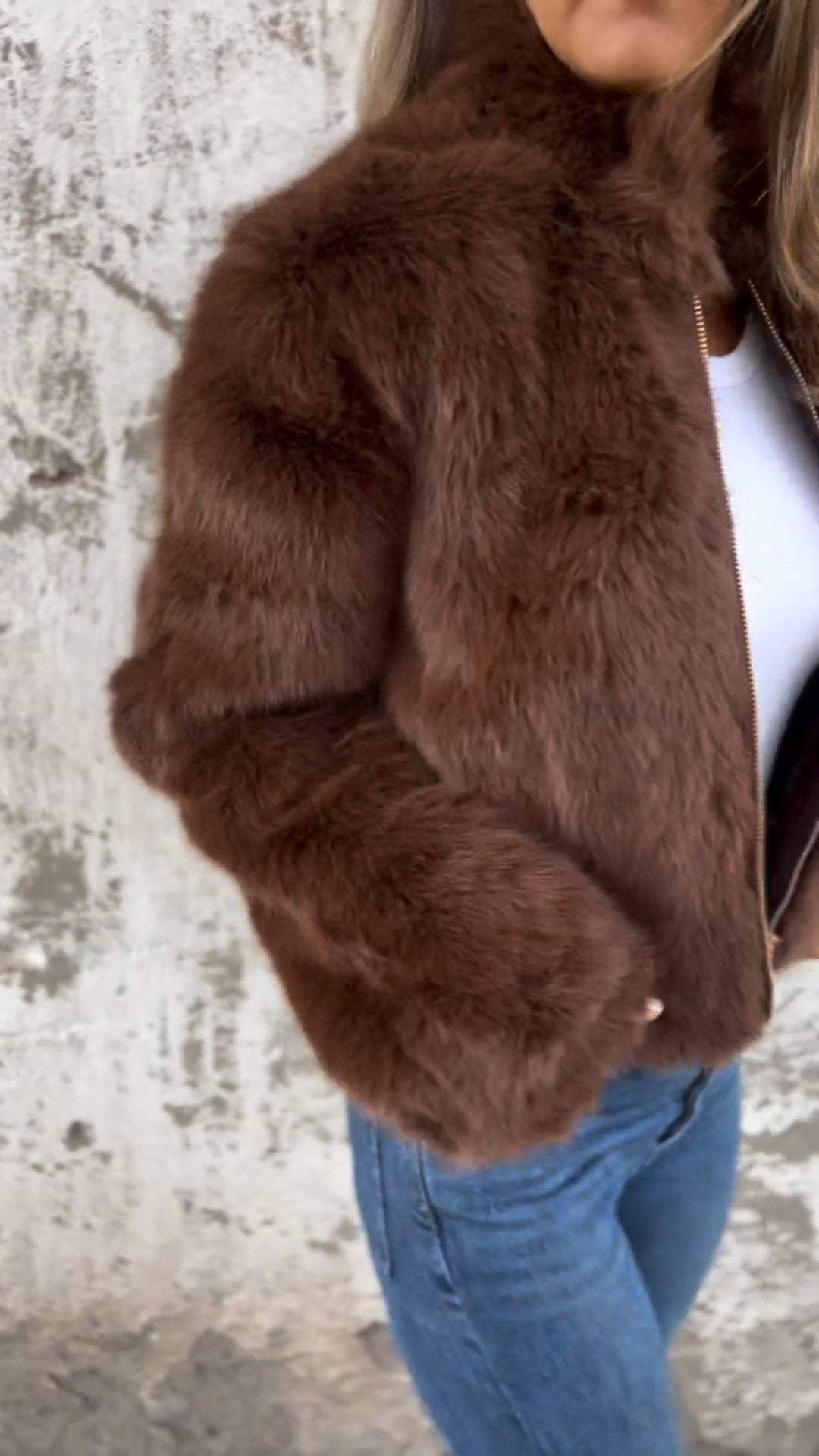 Zélie | Chic Faux Fur Jacket