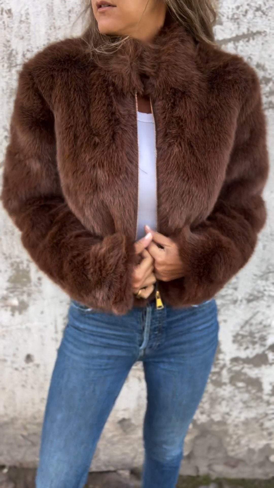 Zélie | Chic Faux Fur Jacket