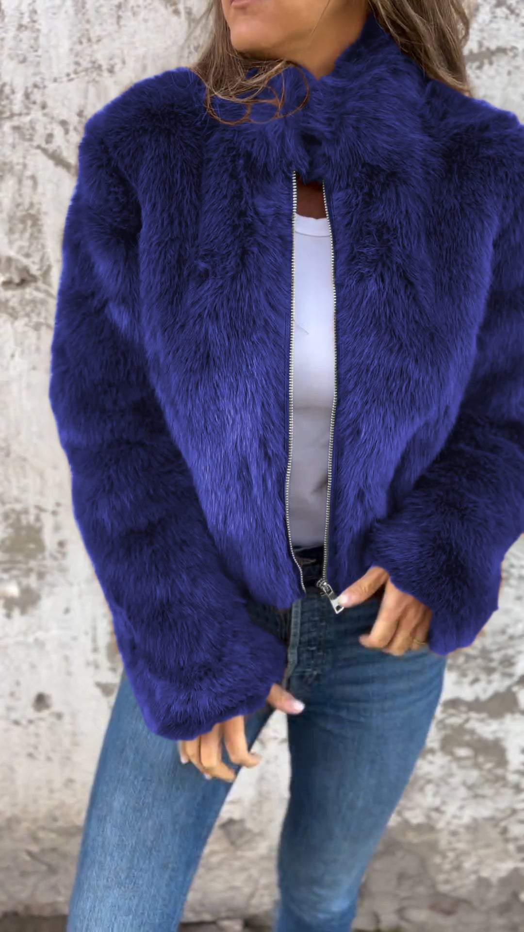 Zélie | Chic Faux Fur Jacket