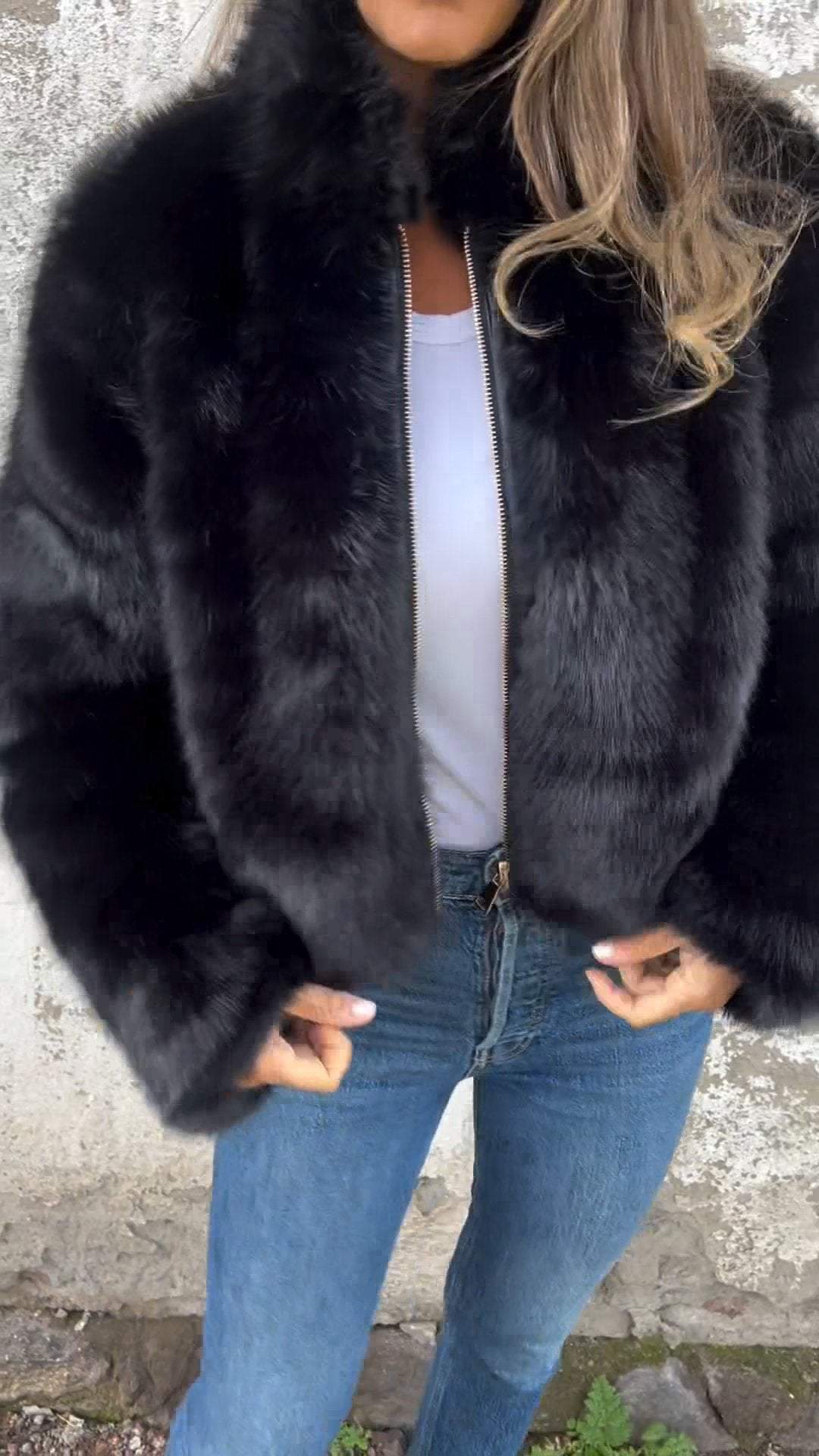 Zélie | Chic Faux Fur Jacket
