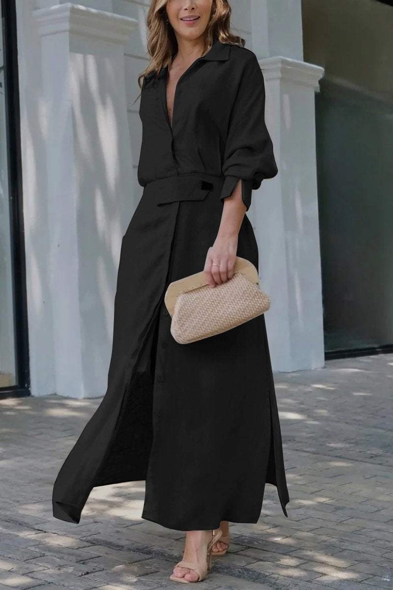 Mira | Elegant Linen Dress