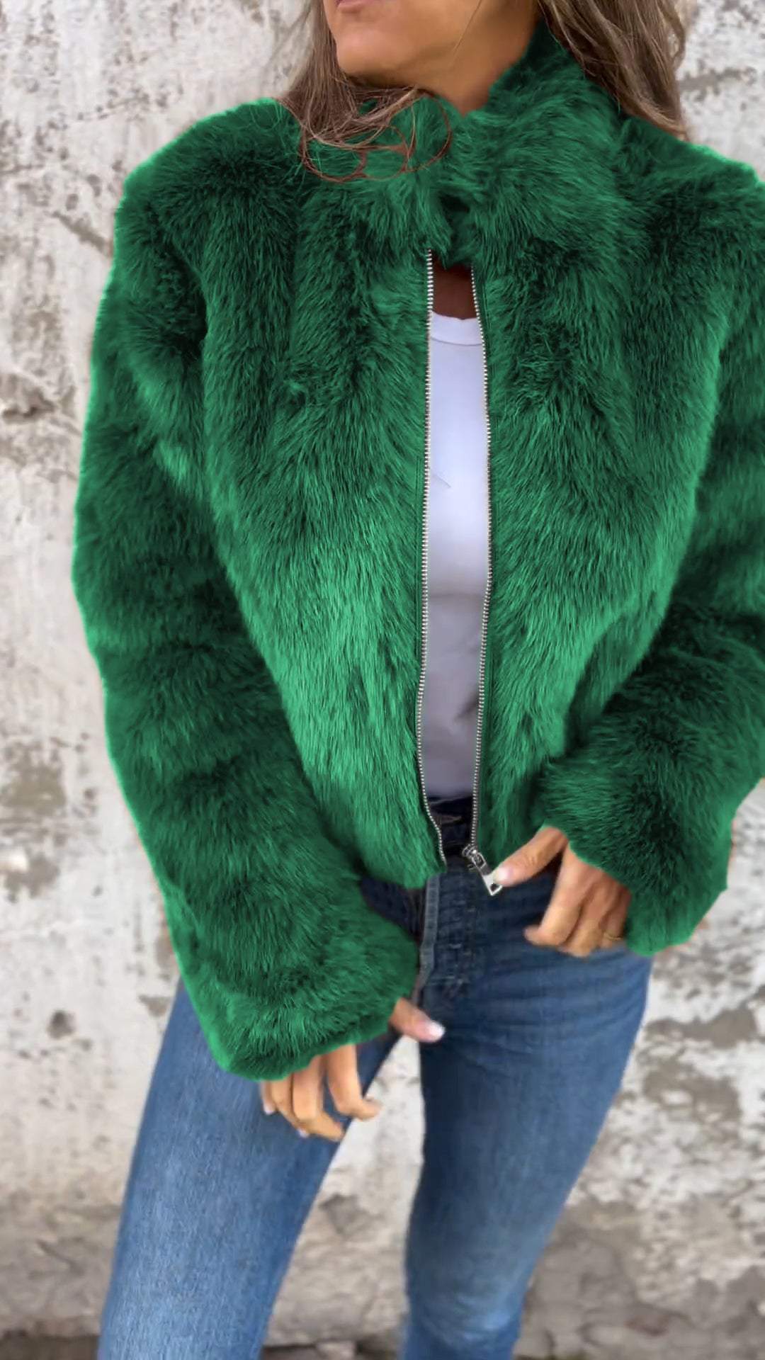 Zélie | Chic Faux Fur Jacket