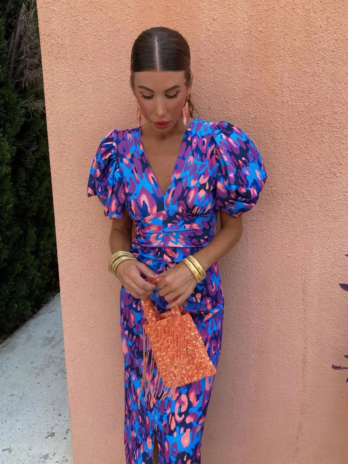 Solea | Colorful Frill Dress