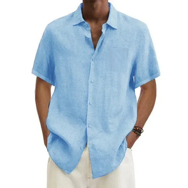 André | Linen Short Sleeve Shirt