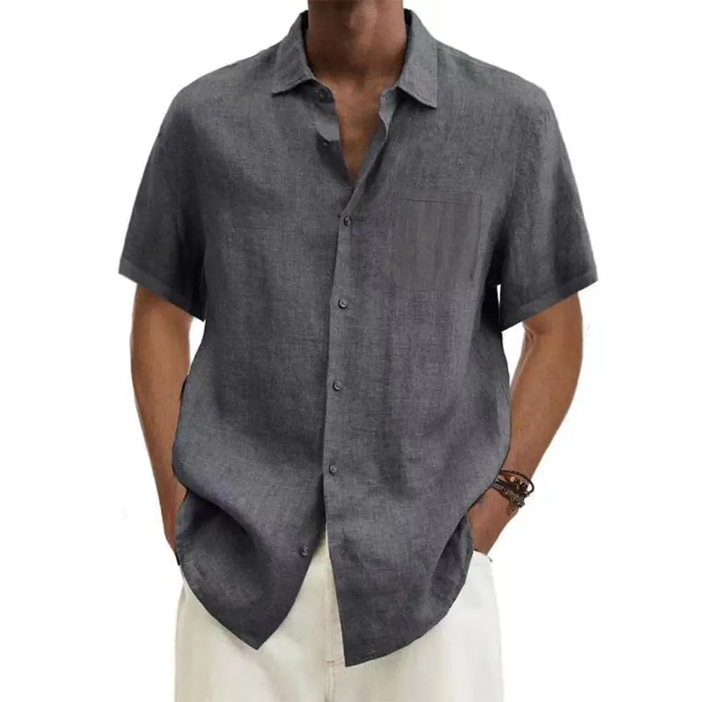 André | Linen Short Sleeve Shirt