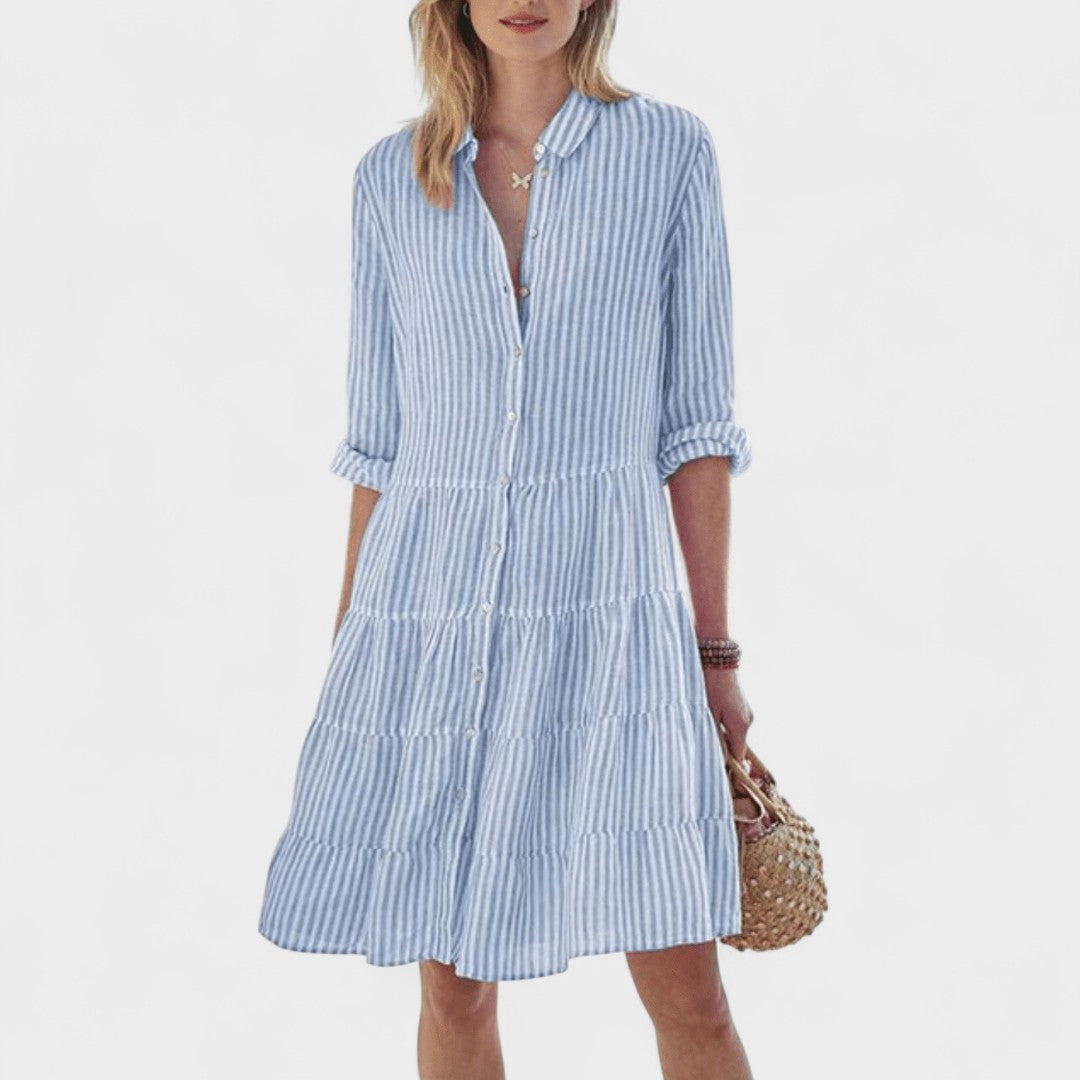 Aurélie | Striped Summer Dress