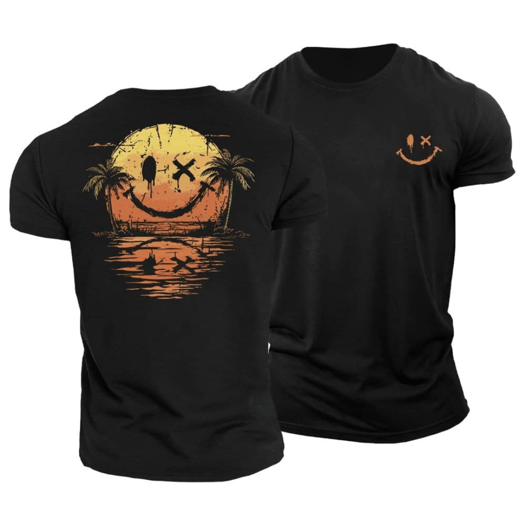 Léo | T-shirt Smiley Plage
