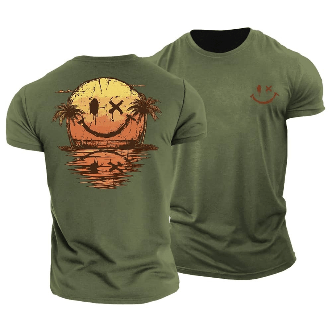 Léo | T-shirt Smiley Plage