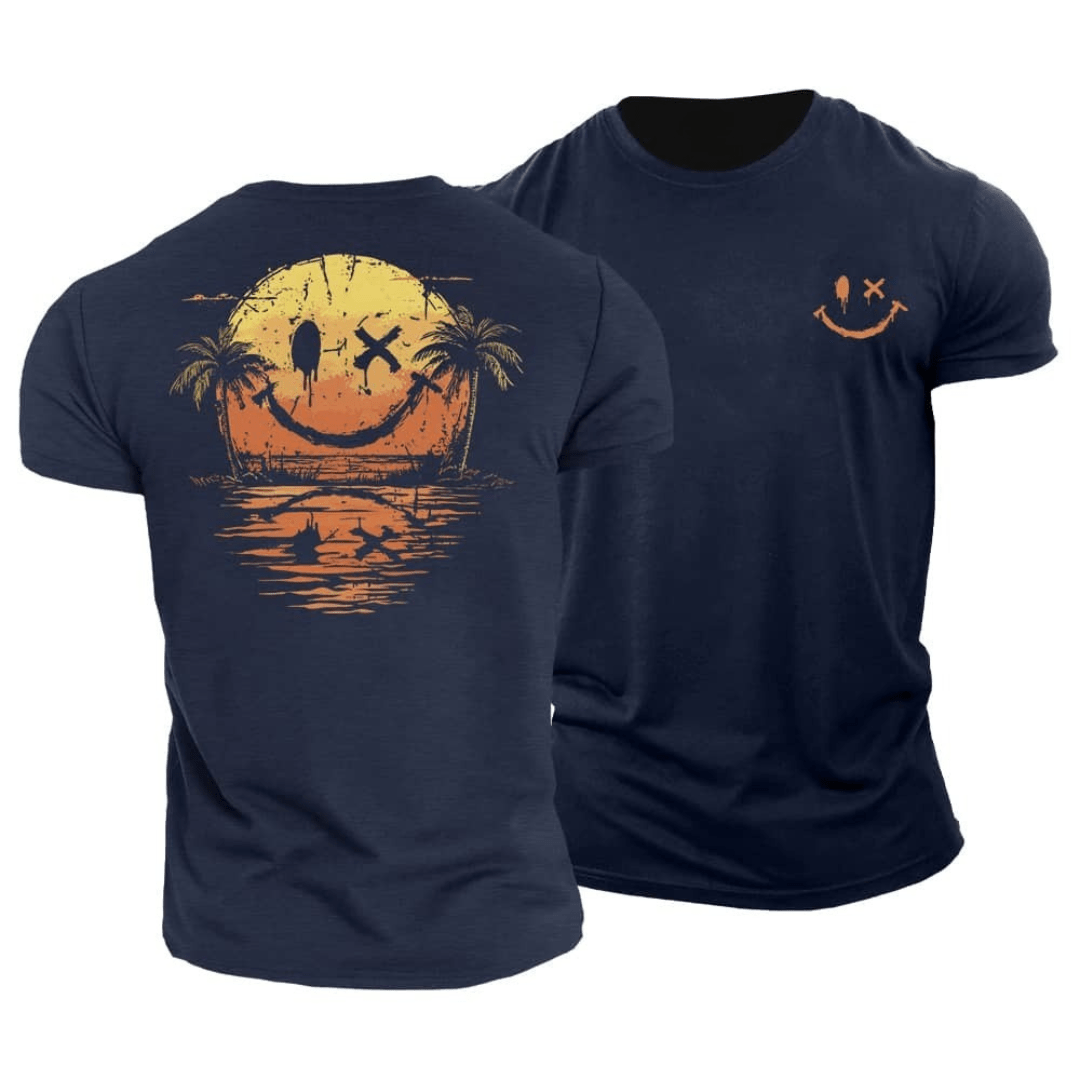 Léo | T-shirt Smiley Plage