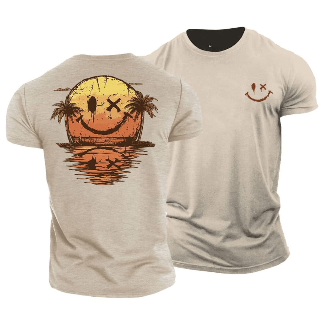 Léo | T-shirt Smiley Plage